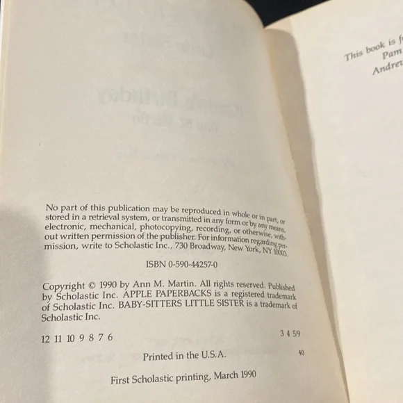 Baby-Sitters Little Sister #7: Karen’s Birthday by Ann M. Martin - Novel - Picture 4 of 6